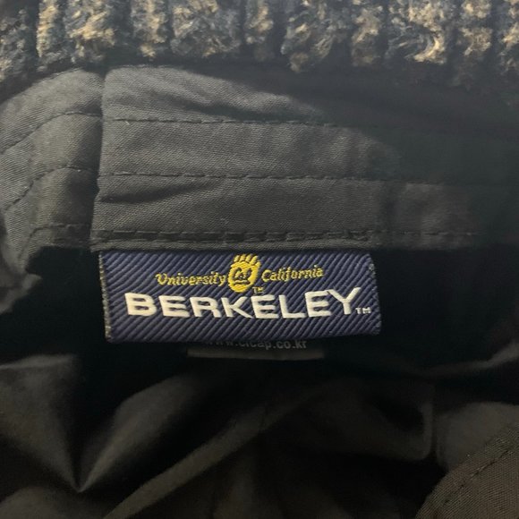 University Cal Berkeley Corduroy Paige Boy Hat Rare One Size Lined 12PE - Picture 7 of 7